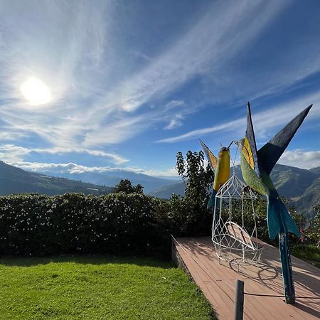 Premium Holiday Cabin - Spectacular Tungurahua Volcano View Baños Buitenkant foto