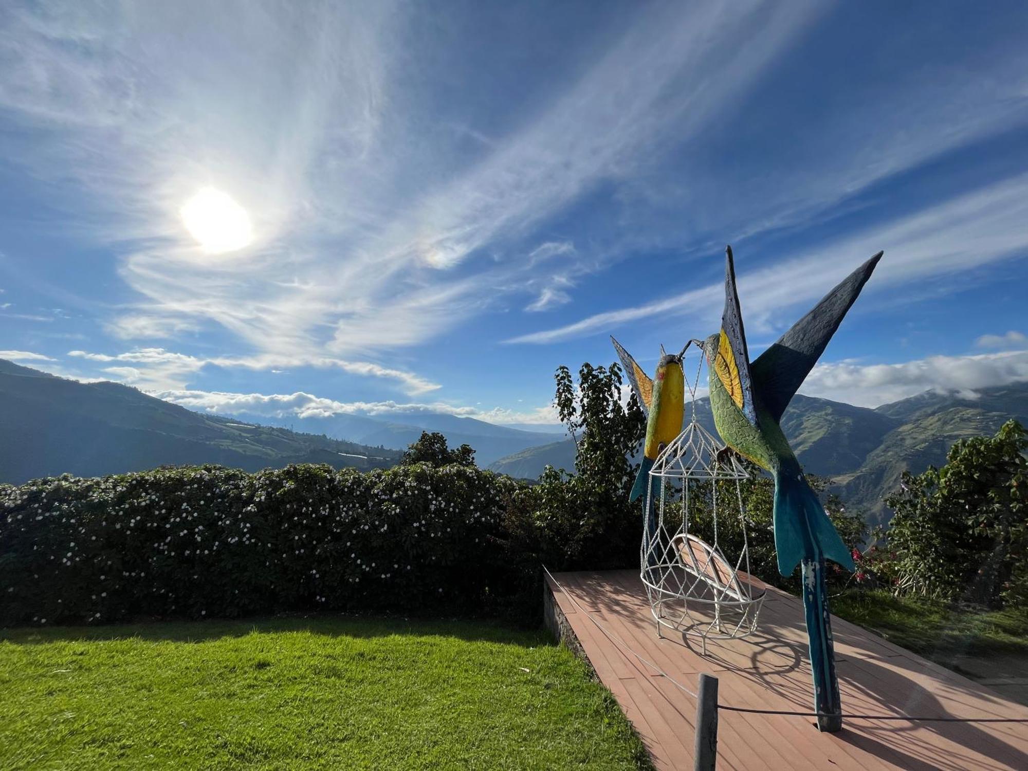 Premium Holiday Cabin - Spectacular Tungurahua Volcano View Baños Buitenkant foto